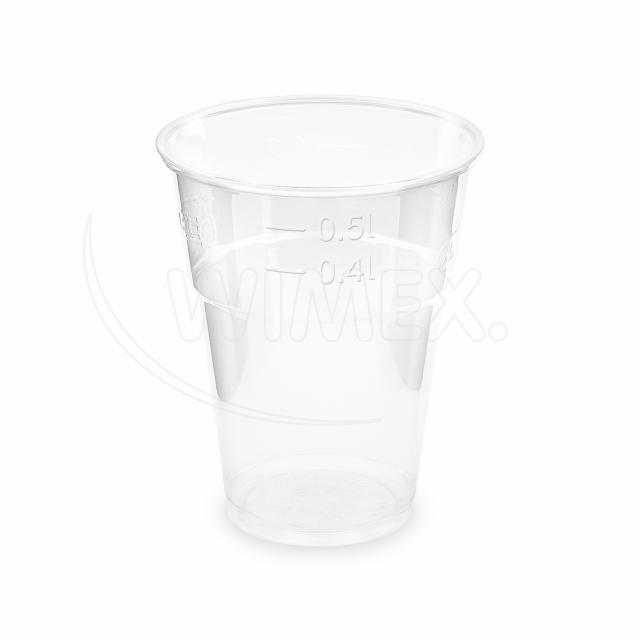 Kelímek (PLA) průhledný Ø102mm 0,4L/0,5L [50 ks]