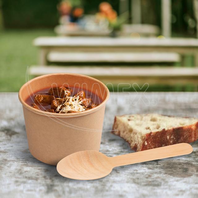 Lžíce dřevěná 16cm `XL` [100 ks]