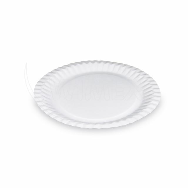 Papírový talíř mělký Ø 23 cm [100 ks]