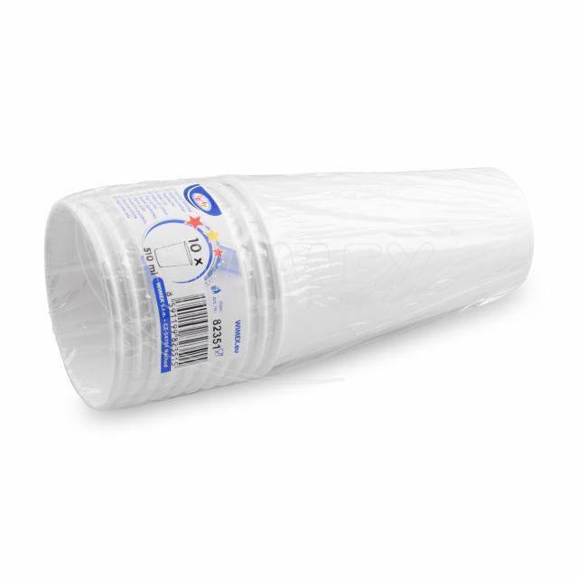 Papírový kelímek bílý 510 ml, XL (Ø 90 mm) [10 ks]