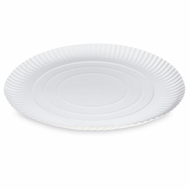Papírový talíř hluboký Ø 34 cm [50 ks]