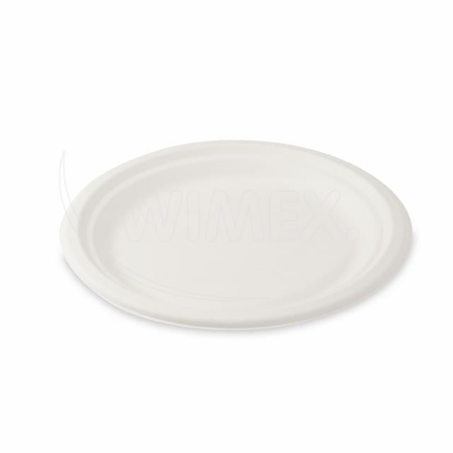 Talíř kulatý BIO cukrová třtina Ø 22 cm [10 ks]
