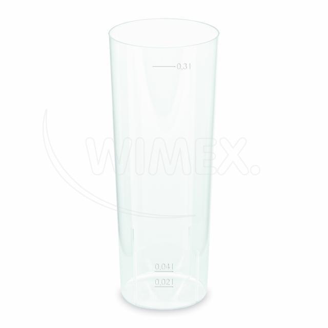 Kelímek vratný na LONGDRINK 4 cl / 0,3 l (PP) [10 ks]