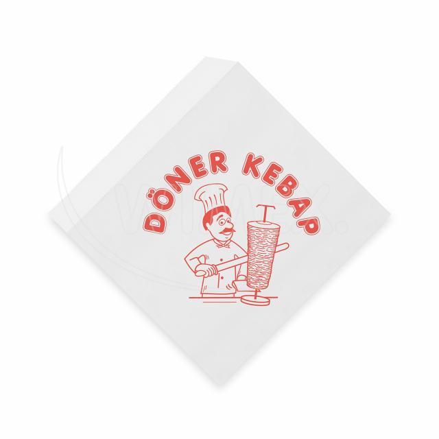 Sáček na kebap 16 x 16 cm [500 ks]