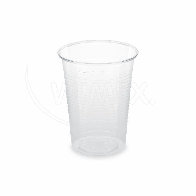 Kelímek průhledný 0,2 l (PLA) -BIO- (Ø 70 mm) [10 ks]