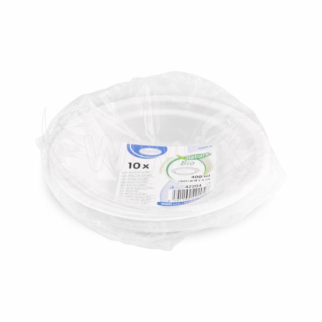 Miska BIO cukrová třtina Ø18 x 4 cm 400ml [10 ks]