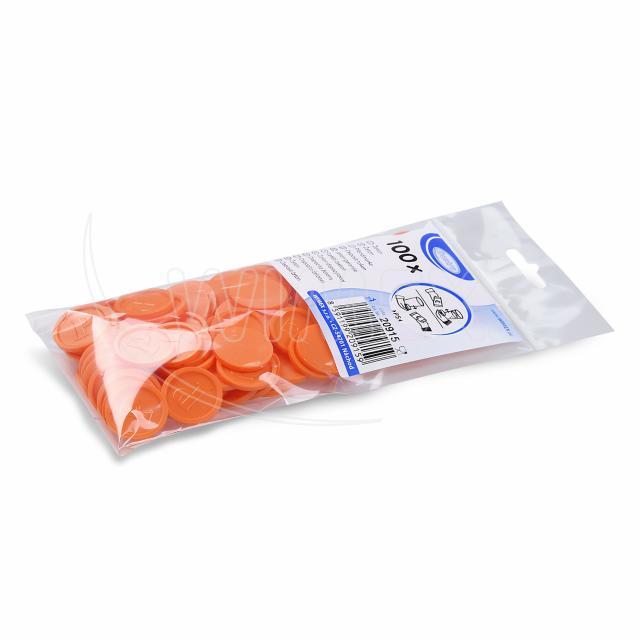 Žeton oranžový (PS) Ø23mm [100 pcs]