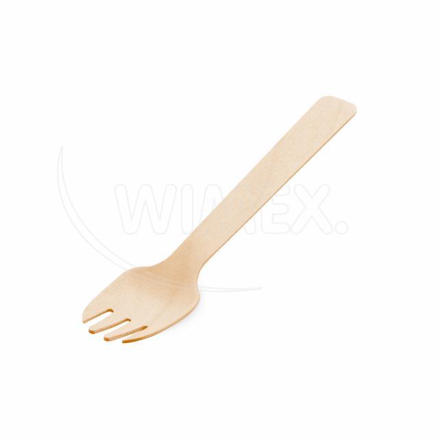 Vidlička na moučník dřevěná 10,5cm [100 ks]