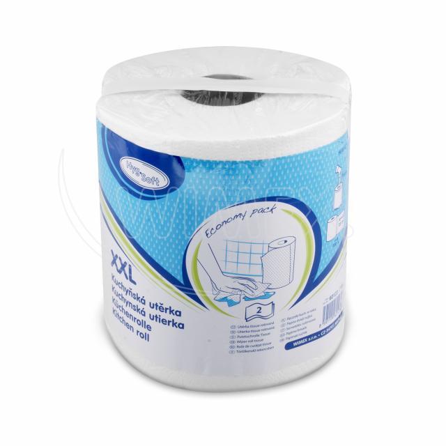 Kuchyňská utěrka 2vrstvá Ø19cm 19cm x 100m `XXL` [1 ks]