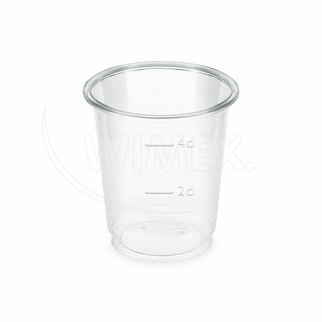 Kelímek čirý (PLA) -BIO- 2 cl / 4 cl (Ø 48 mm) [40 ks]