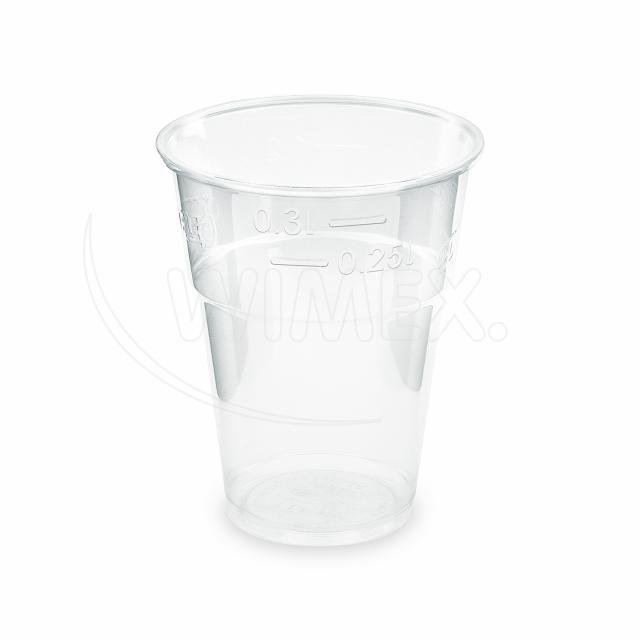 Kelímek průhledný 0,3 l (PLA) -BIO- (Ø 85 mm) [10 ks]