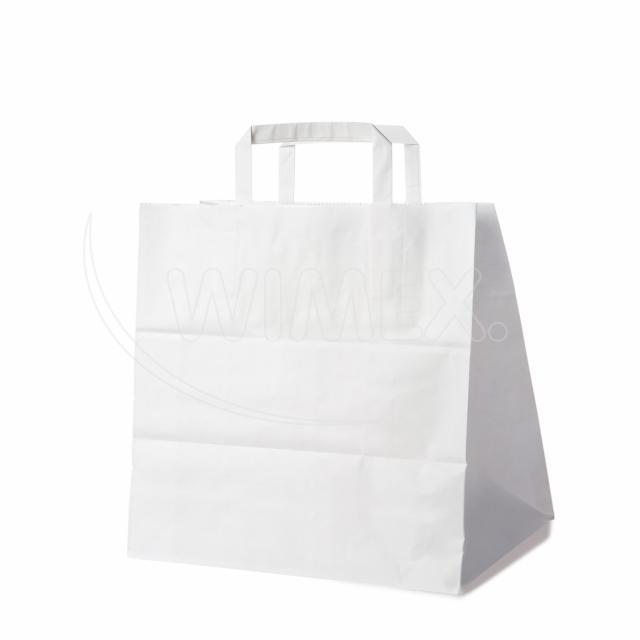 Papírová taška 32+21 x 33 cm bílá [250 ks]