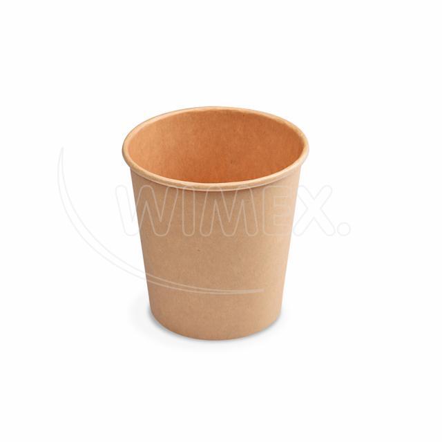 Papírový kelímek hnědý 200 ml, S (Ø 73 mm) [50 ks]