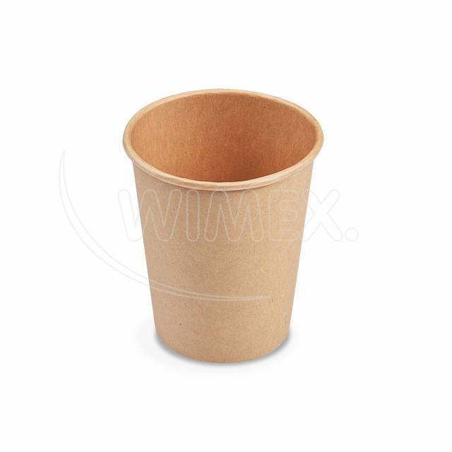 Papírový kelímek hnědý 280 ml, M (Ø 80 mm) [50 ks]