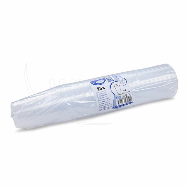 Kelímek vratný (PP) extra-silný Ø76mm 0,2L [25 ks]