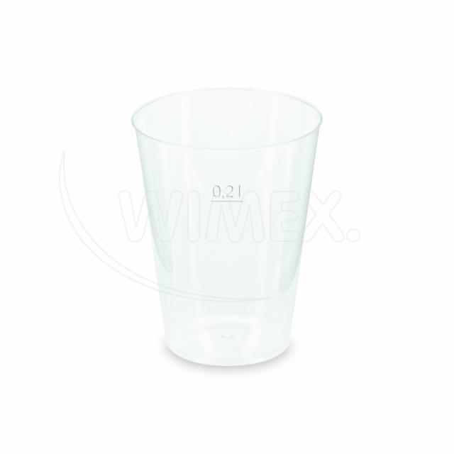 Kelímek vratný (PP) opakovaně použitelný extra-silný Ø76mm 0,2L [25 ks]