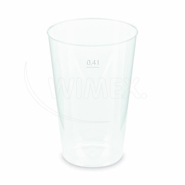 Kelímek vratný (PP) opakovaně použitelný extra-silný Ø87mm 0,4L [10 ks]