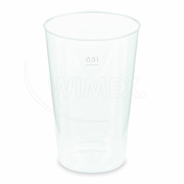 Kelímek vratný (PP) extra-silný Ø93mm 0,5L [12 ks]