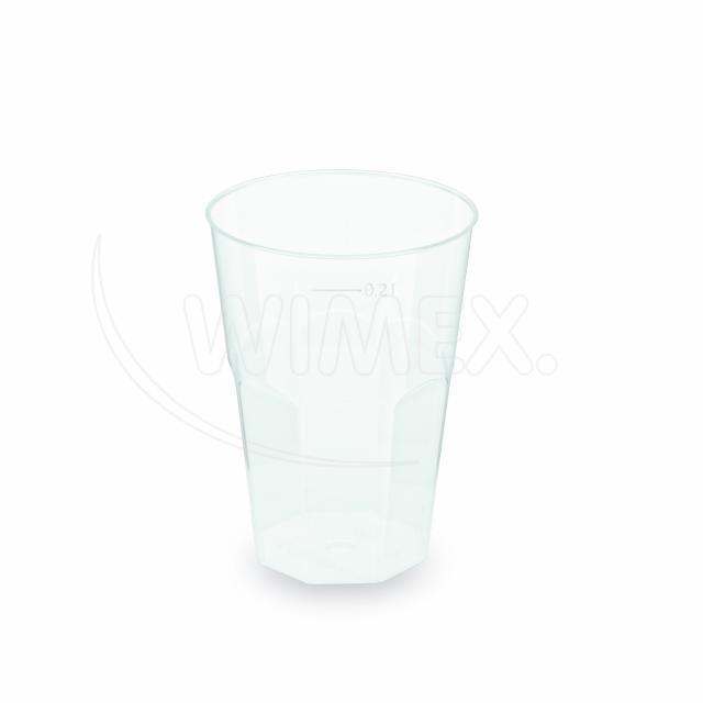 Kelímek vratný (PP) extra-silný Koktejl Ø70mm 0,2L [12 ks]