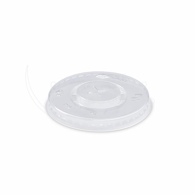 Víčko (rPET) s křížovým otvorem Ø80mm [100 ks]