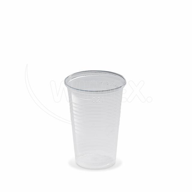 Kelímek průhledný 0,2 l -PP- (Ø 70 mm) [100 ks]