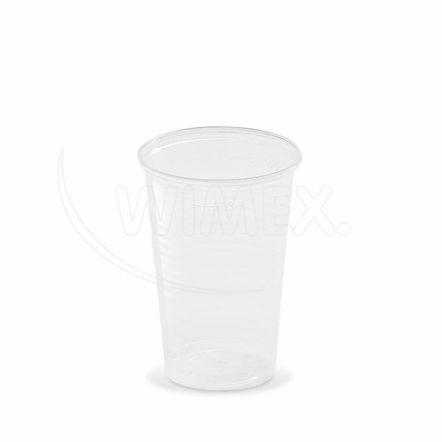 Kelímek (PP) průhledný Ø78mm 0,3L [100 ks]