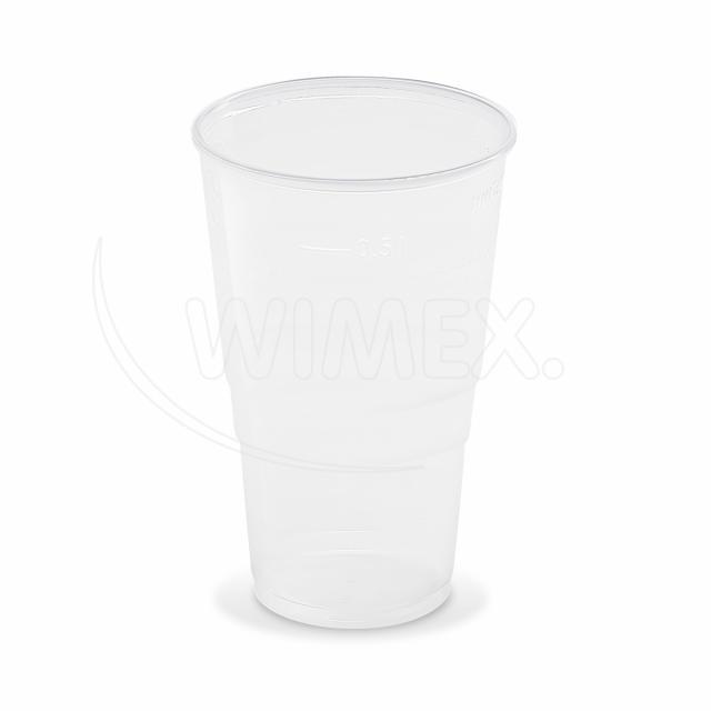 Kelímek (PP) průhledný Ø95mm 0,5L [50 ks]