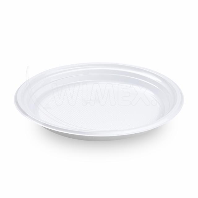Talíř (PP) Reware Diner vratný bílý Ø22cm [100 ks]