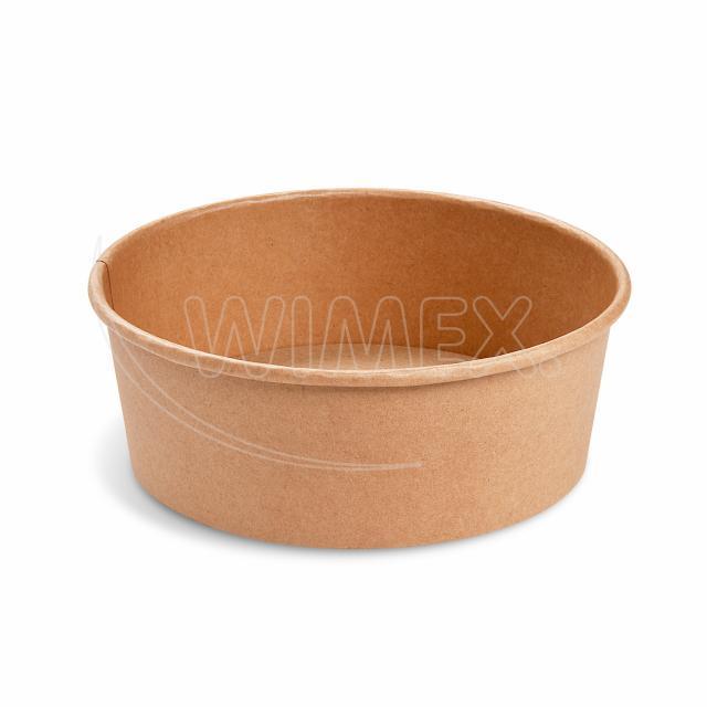 Papírová miska (PAP/PE) kraft Ø185mm 1300ml [50 ks]