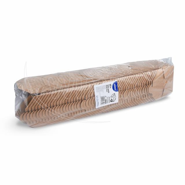 Food box (PAP/PE) nepromastitelný kraft `S` 110 x 89 x 64 mm 700ml [50 ks]