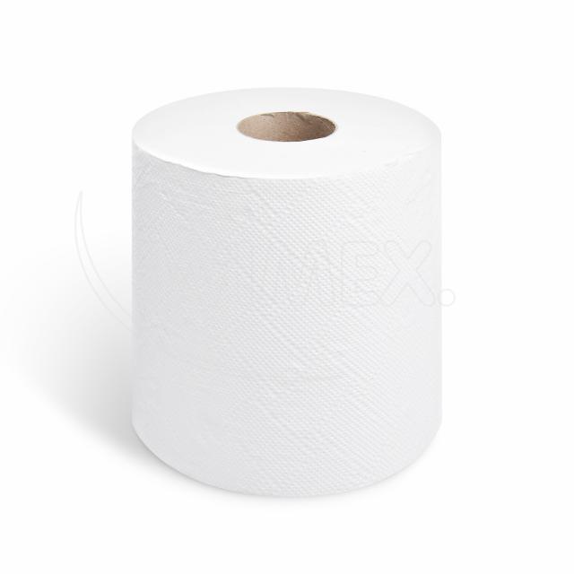 Utěrka (PAP FSC Mix) 2vrstvá s ražbou bílá Ø18cm 19cm x 100m [1 ks]