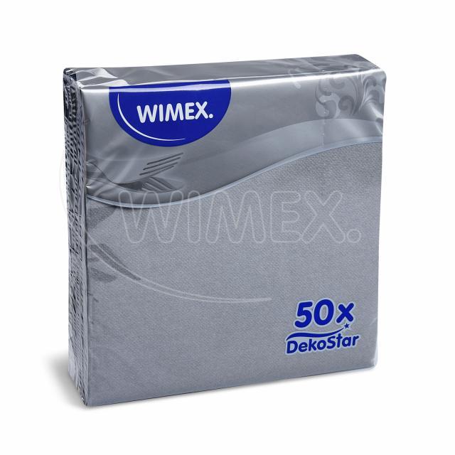 Ubrousek (PAP FSC Mix) DekoStar šedý 38 x 38 cm [50 ks]
