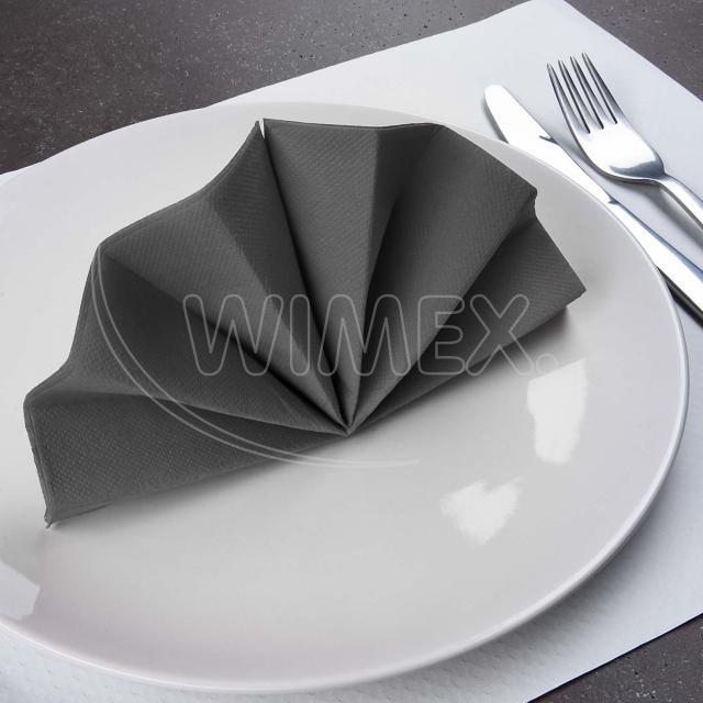 Ubrousek (PAP FSC Mix) DekoStar šedý 38 x 38 cm [50 ks]