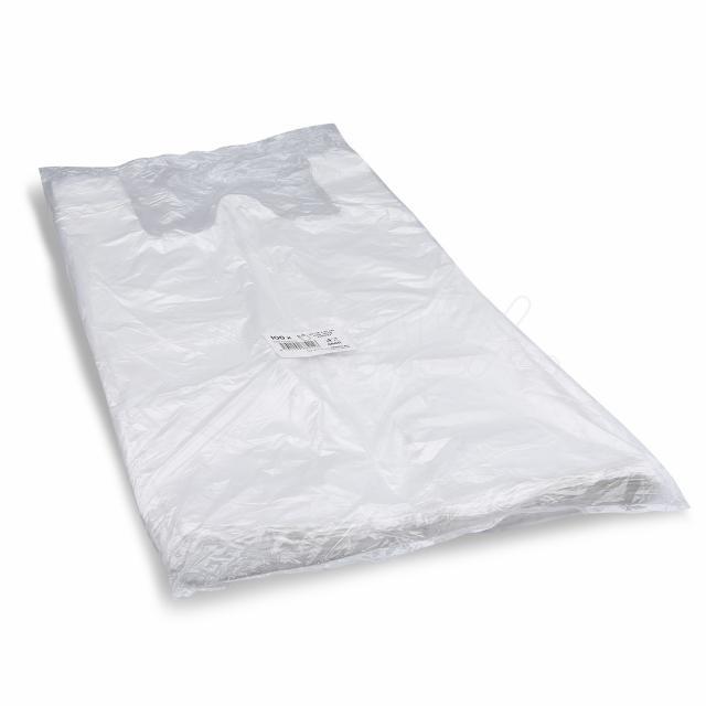 Taška 10kg bílá 30+18 x 55 cm [100 ks]