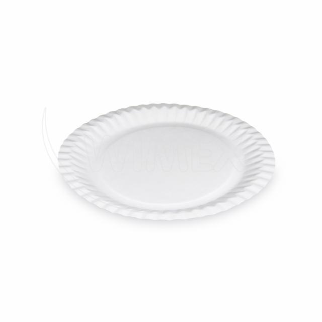 Papírový talíř mělký Ø 23 cm [15 ks]