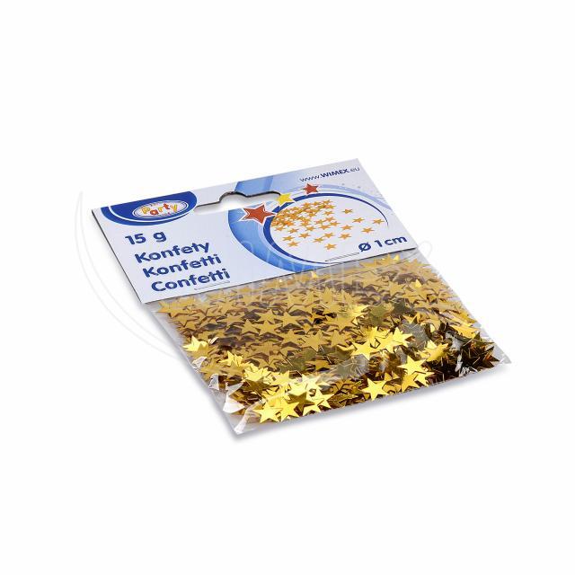 Konfeta lesklá HVĚZDA zlatá 15 g [1 bal.]
