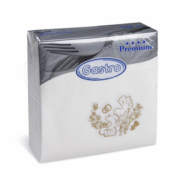 Ubrousek AIRLAID 40 x 40 cm SVATBA [50 ks]