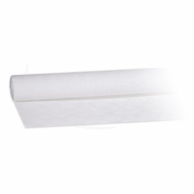 Pap. ubrus rolovaný, 1 x 50 m, bílý [1 ks]