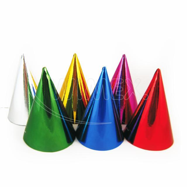 Papírový barevný klobouček [6 ks]