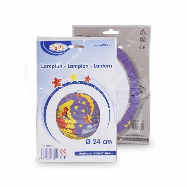 Lampión kulatý MĚSÍC Ø 24 cm [1 ks]