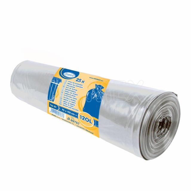 Pytel na odpadky transp. 70x110cm, 120 l, Typ 60 [25 ks]