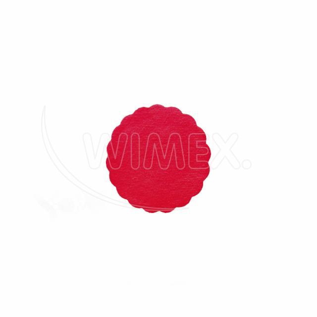 Rozetka PREMIUM Ø 9 cm červená [40 ks]