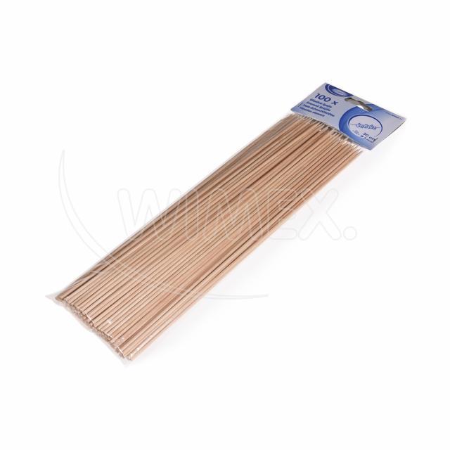 Dřevěná špejle hrocená 30 cm, Ø 3 mm [100 ks]