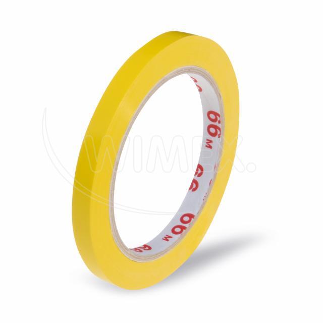 Lepící páska pro zavírací strojek, žlutá 66m x 9mm [1 ks]