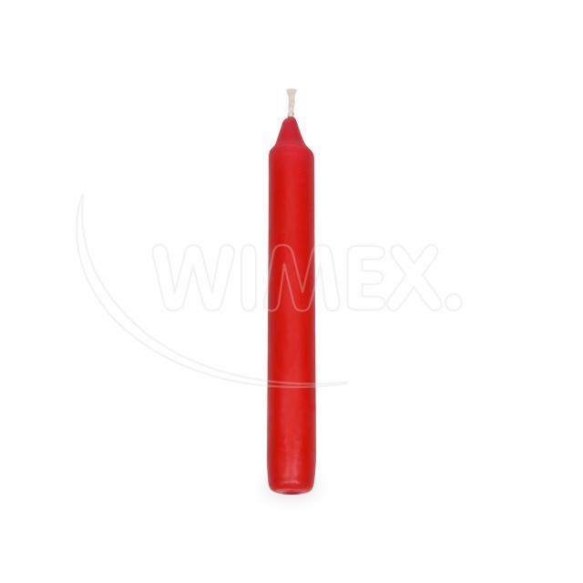 Svíčka rovná 170 mm červená [20 ks]
