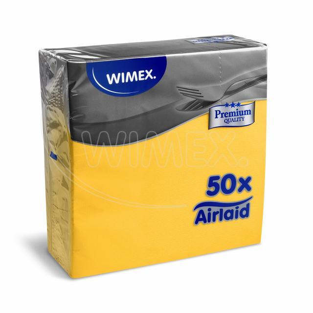 Ubrousek PREMIUM 40 x 40 cm žlutý [50 ks]