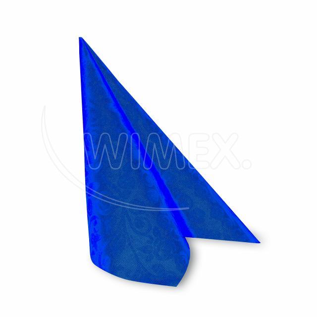 Ubrousek PREMIUM 40x40cm "dekor R" tmavě modrý [50 ks]
