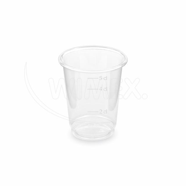 Kelímek čirý PET 2 cl / 4 cl / 5 cl (Ø 48 mm) [40 ks]