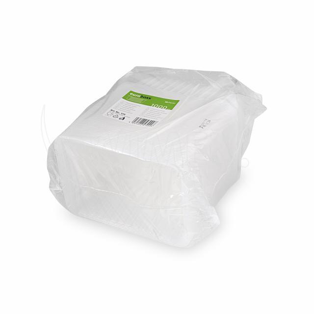 Vanička hranatá průhledná 1000 ml (PP) [50 ks]