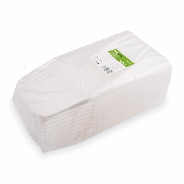 Vanička hranatá průhledná 2000 ml (PP) [50 ks]